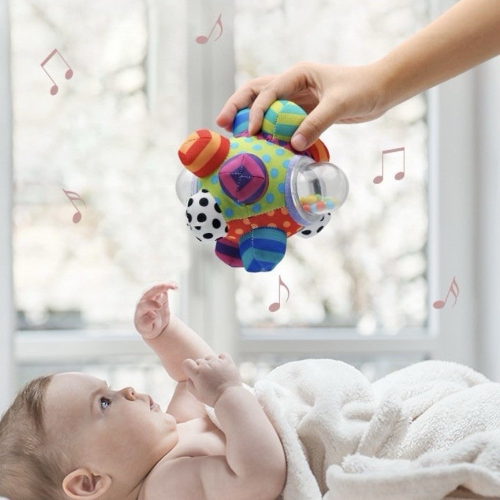 Baby Cognitive Development Bumpy Ball Toy Rattle & Fun Baby Toy Ball - Picture 2 of 4